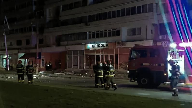 A queda de um drone russo sobre um edifício residencial na Roménia causou dois feridos leves
