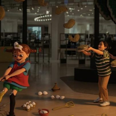 Pippi das Meias Altas visita centro comercial