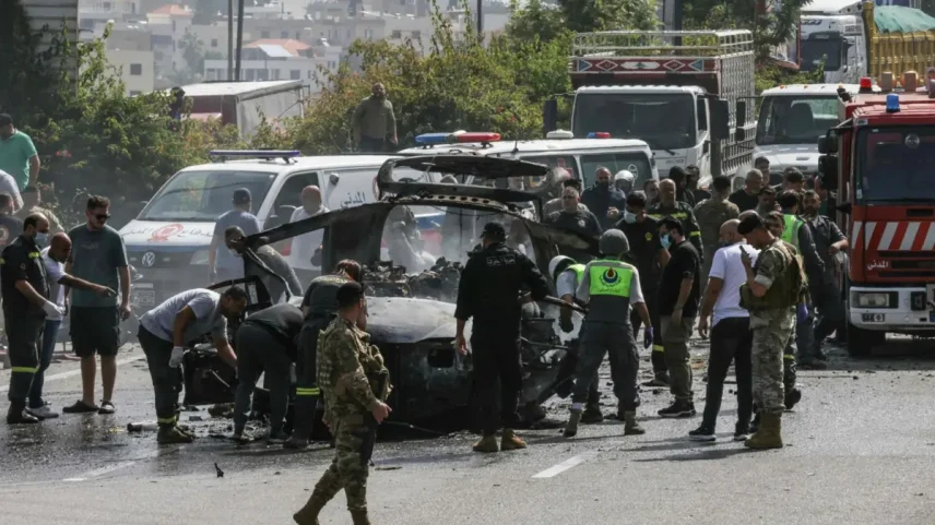 Na terça-feira, 13 pessoas morreram em ataques israelitas contra cidades do sul do Líbano