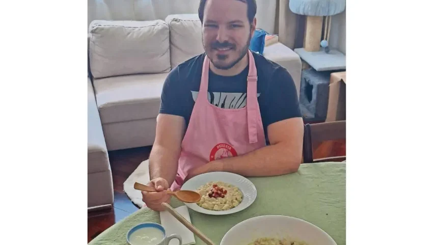 Receita tradicional da Eslováquia halušky