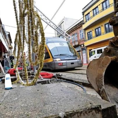 Obras do Metrobus suspensas durante o evento Senhor de Matosinhos