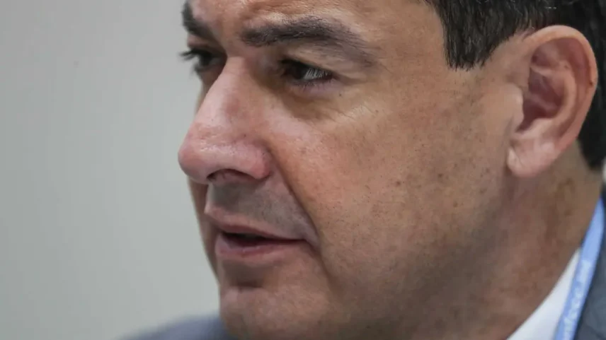 O presidente da Junta da Andaluzia, Juan Manuel Moreno