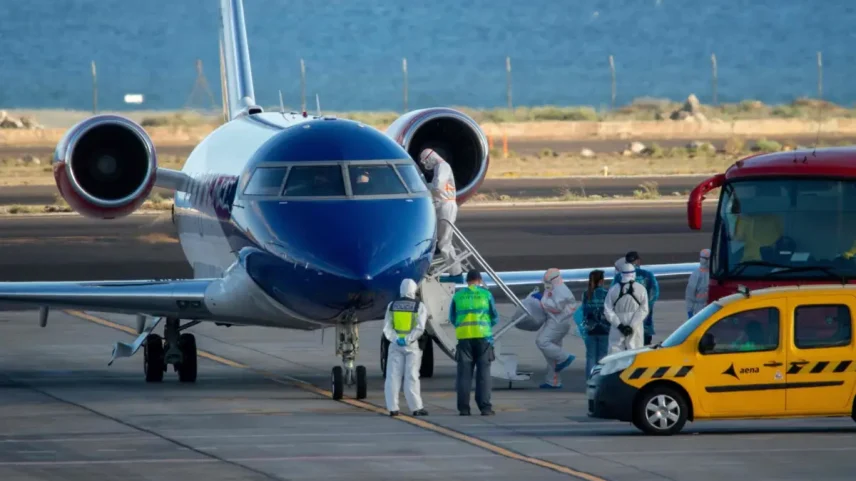 Cidadão foi repatriado de Tenerife (Espanha) para o Canadá, a 10 de maio, numa aeronave com 12 tripulantes portugueses