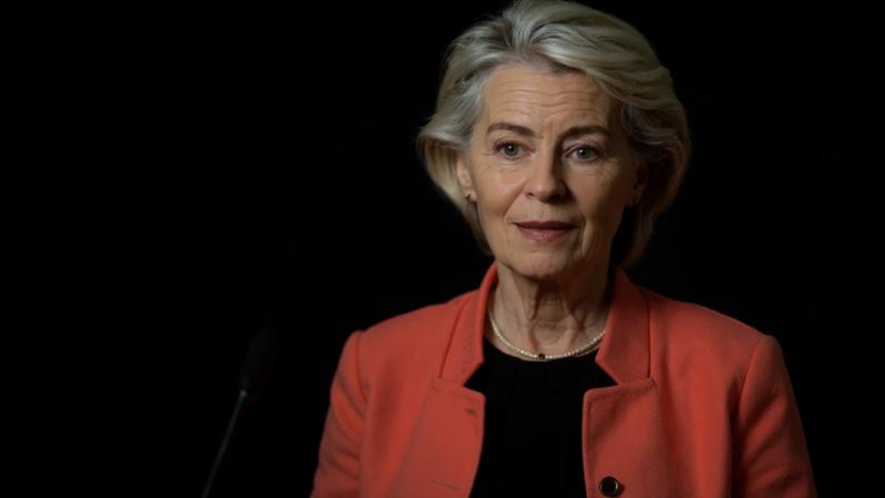 A presidente da Comissão Europeia, Ursula Von der Leyen