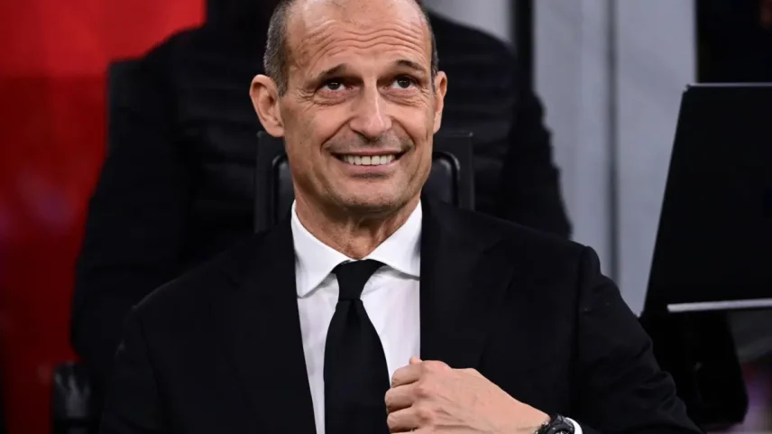 Massimiliano Allegri esteve uma época à frente do AC Milan
