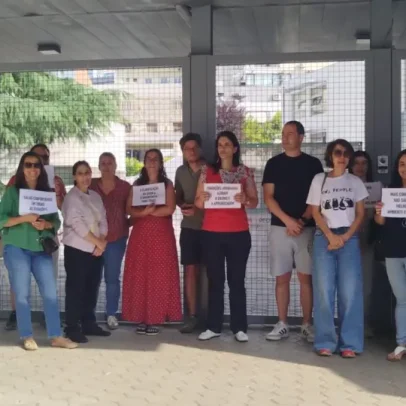 Pais protestam contra falta de ar condicionado numa escola de Braga