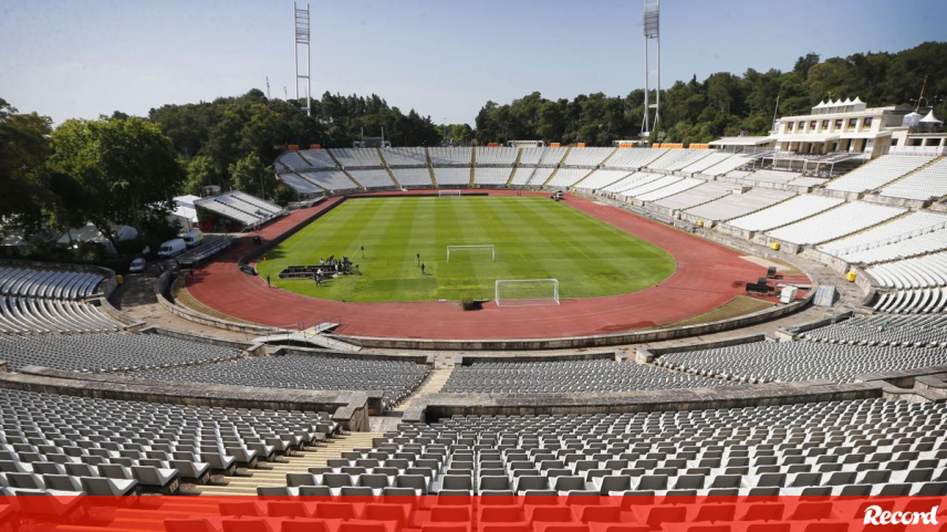 Vista geral do Estádio Nacional, no Jamor