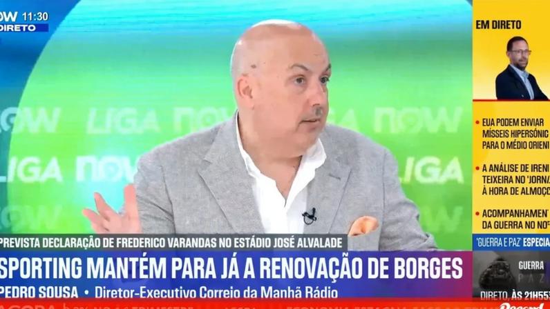 Pedro Sousa aponta cansaço no Sporting devido a Rui Borges