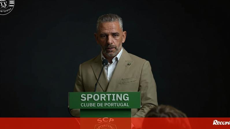 Rui Borges afirma que continuará muito feliz no Sporting