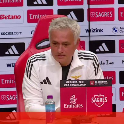 Mourinho diz que prefere ganhar 9 pontos, mesmo que lhe dê o 2.º lugar