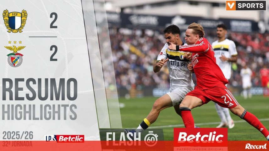 Famalicão-Benfica: golos, casos e lances polémicos