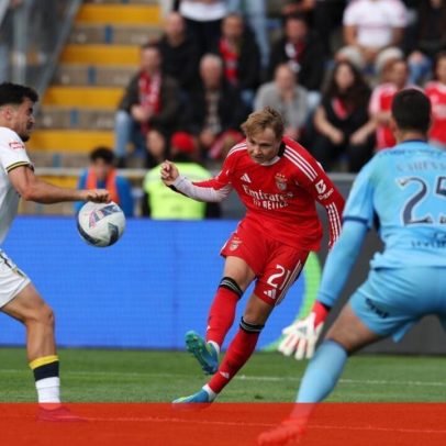Empate do Benfica fica marcado por lance de penálti não assinalado