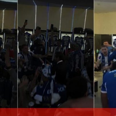 Villas-Boas protagoniza festa no balneário; FC Porto dança e canta