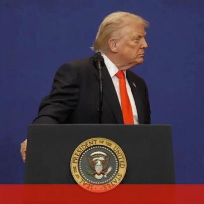 Trump diz ter pago muito a quem aumentou o volume dos microfones