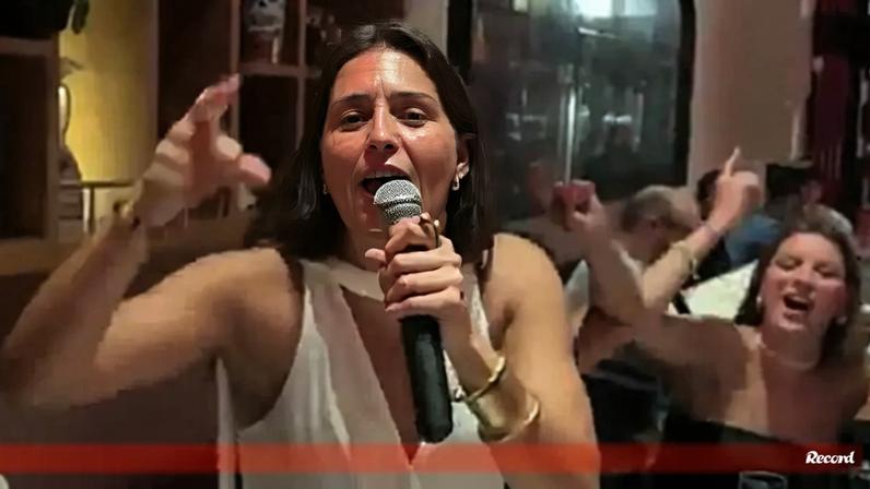 Kika Nazareth canta música para Patri após Barcelona garantir final da Champions
