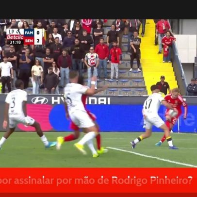 Apito Record: polémica Famalicão-Benfica com descontos e lição para Rui Silva