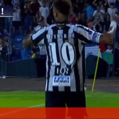 Neymar volta a marcar com assistência de ex-Benfica