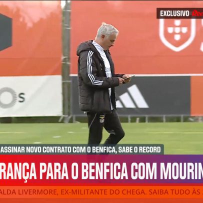 Benfica só renovaria se Mourinho abdicar da cláusula, afirma Vítor Pinto