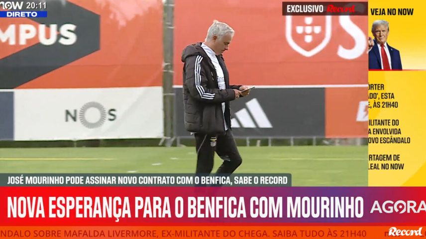 Benfica só renovaria se Mourinho abdicar da cláusula, afirma Vítor Pinto