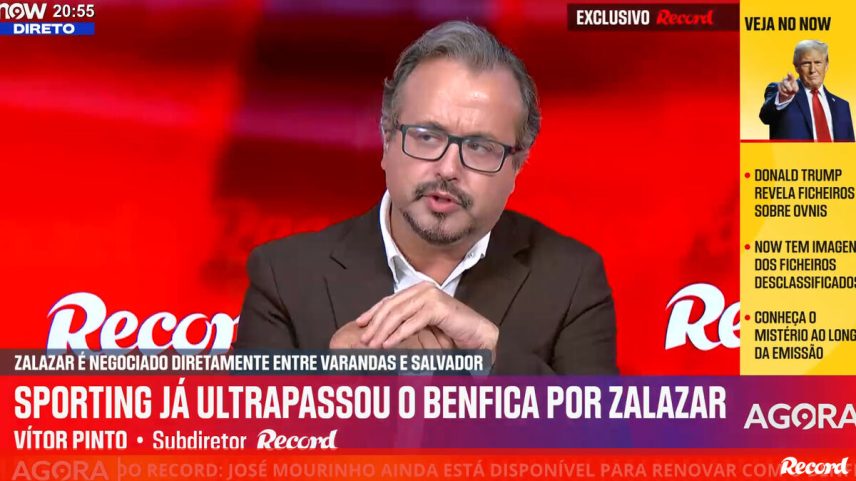 Vítor Pinto defende avançar já com Zalazar como caminho do Sporting