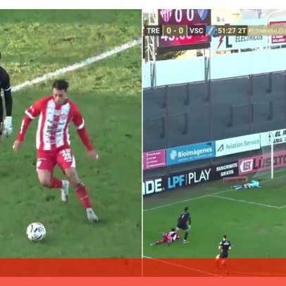 Guarda-redes adormece, perde a bola e o lance surpreende o jogo