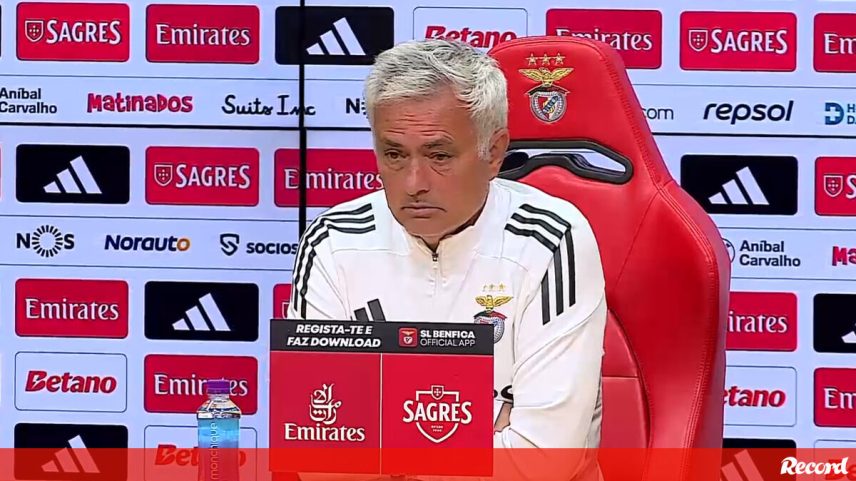Mourinho confirma dois titulares para o jogo com o Sp. Braga