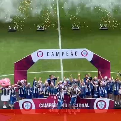 Festa do título da equipa feminina do FC Porto no Estádio do Dragão