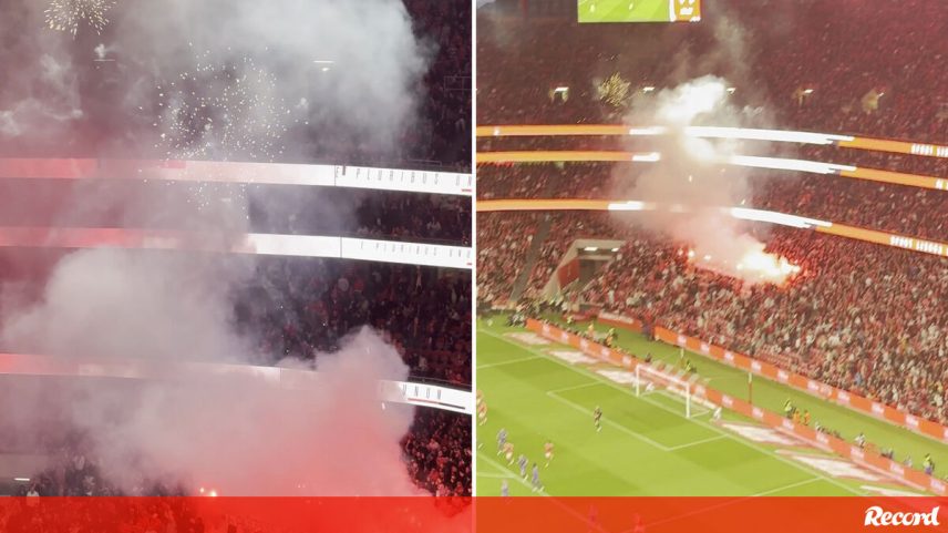Momento aconteceu na primeira parte do duelo da Luz
