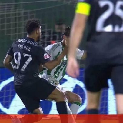 Petrasso expulso por segundo amarelo, Rio Ave fica com 10 frente ao Sporting
