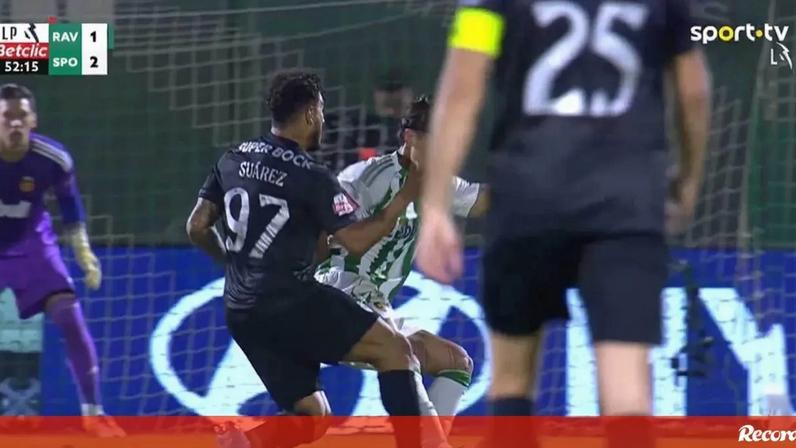 Petrasso expulso por segundo amarelo, Rio Ave fica com 10 frente ao Sporting