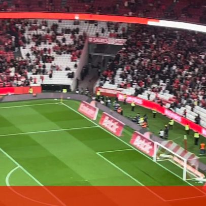 Adeptos do Benfica insultam equipa e Rui Costa após empate