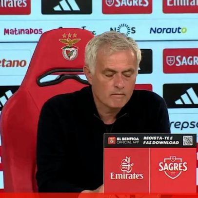 Mourinho pode esclarecer futuro pessoal e do Benfica a partir de segunda