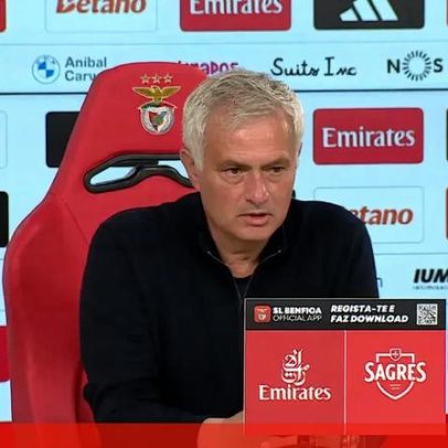 Mourinho corrige jornalista espanhol: foca-se no Benfica, não no Real Madrid