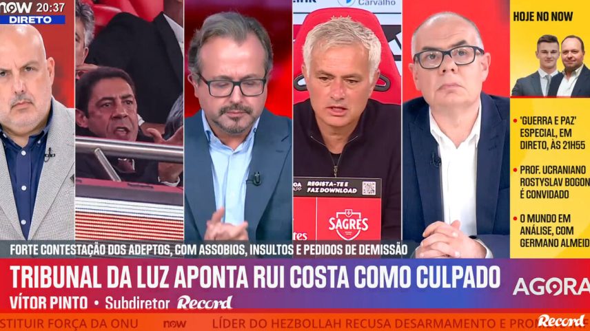 Pedro Sousa afirma que o problema de Rui Costa é estar mal rodeado