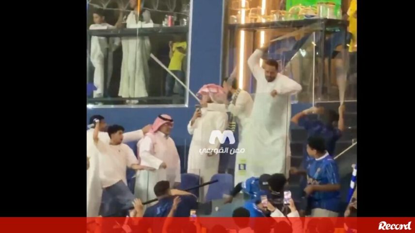 Confrontos entre torcedores nos camarotes durante Al Nassr-Al Hilal