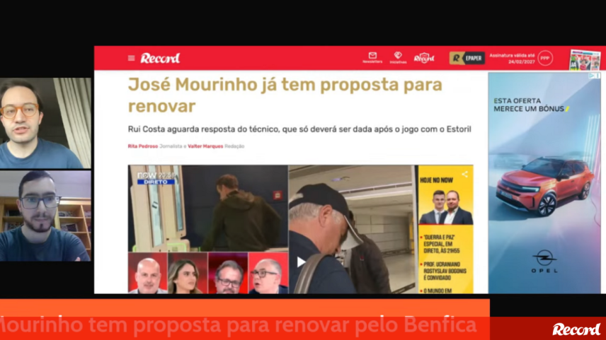 Os temas que marcam a atualidade desportiva esta quarta-feira