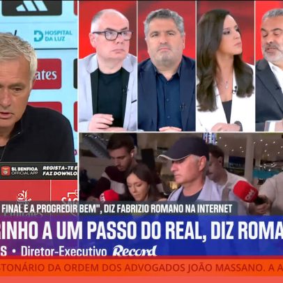 Falta de OK final de Florentino Pérez e de Mourinho anunciar saída do Benfica