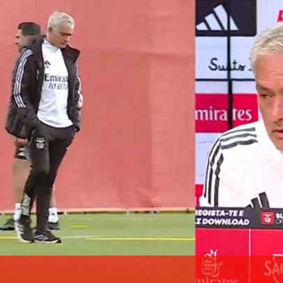 Mourinho reconhece que o Benfica é maior do que ele e que ninguém o supera