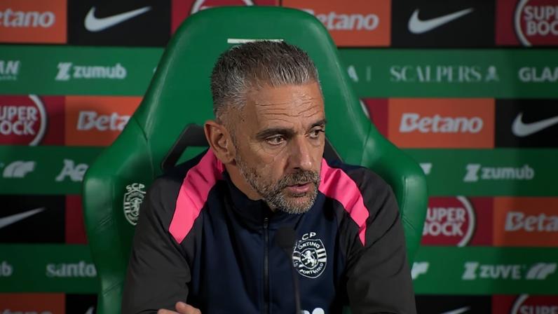 Rui Borges: «Quero ganhar sempre e não consegui... Tenho de ser mais competente»