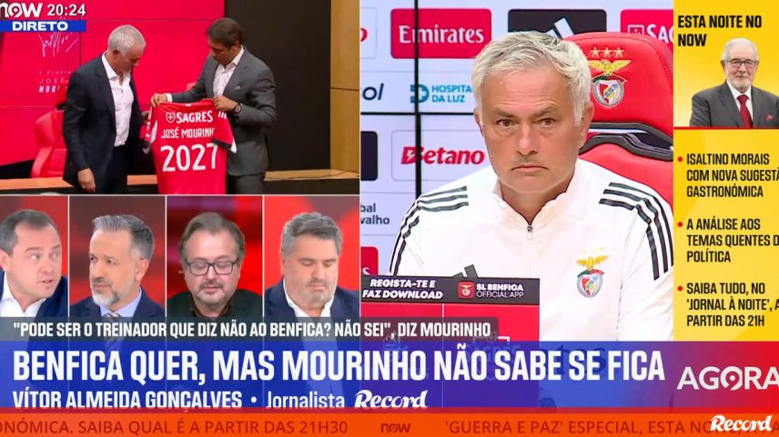 Rúben Amorim falhou a palavra; Mourinho estava previsto no contrato