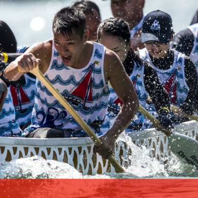 Chegam ao evento os Dragon Boat para competição