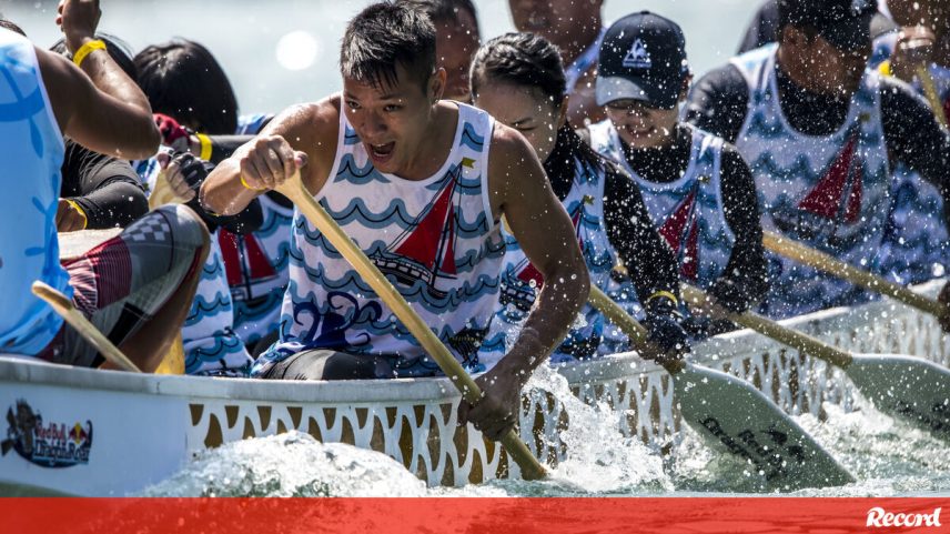 Chegam ao evento os Dragon Boat para competição