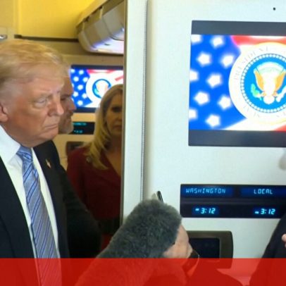 Trump chama jornalista de traidor em discussão sobre guerra com o Irão