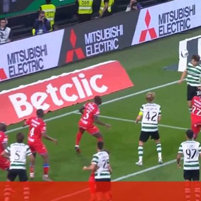 Cabeceamento de Quaresma coloca Sporting a vencer o Gil Vicente