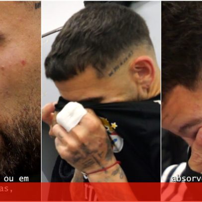 Otamendi em lágrimas no adeus ao balneário; veio de rival, não se arrepende
