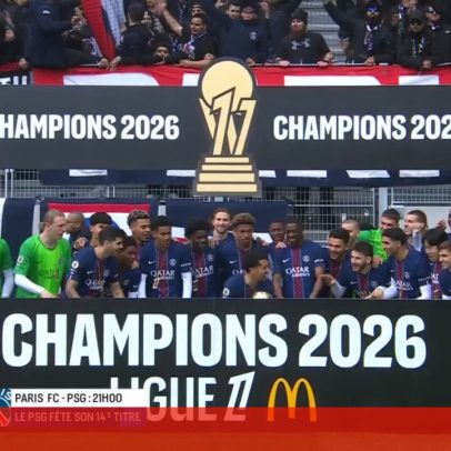PSG conquista o título de campeão francês no estádio do Paris FC