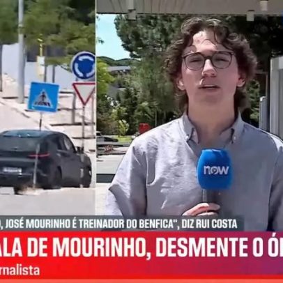 José Mourinho deixa o Seixal após 2 horas no Benfica Campus