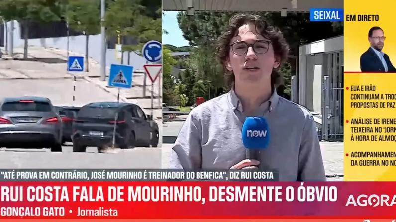 José Mourinho deixa o Seixal após 2 horas no Benfica Campus