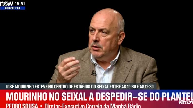 Pedro Sousa e a proposta de renovação a Mourinho: «Bate todos recordes, Benfica foi até aos limites»