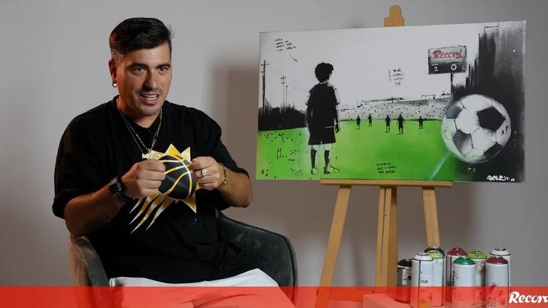 Artista Smile: pintar e praticar desporto exigem dom